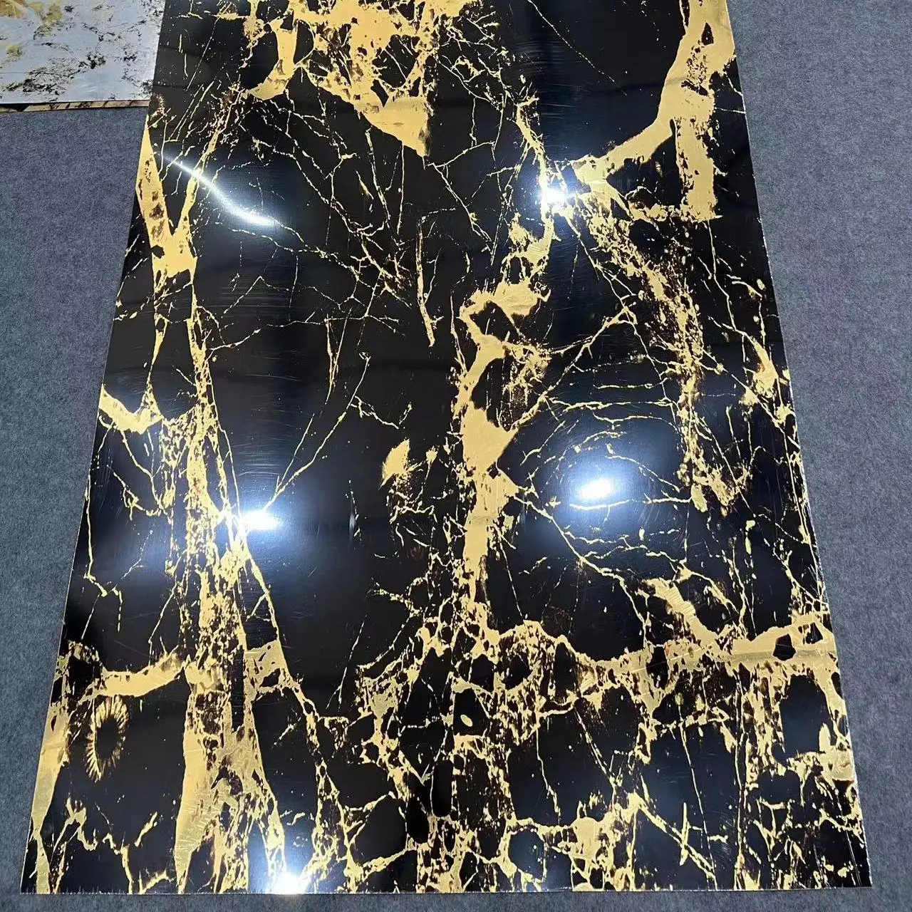 LINGRUI Custom Design Flexible Decoration Board Sheet Bamboo Charcoal Fiber Wood Veneer Wall Panel for Home