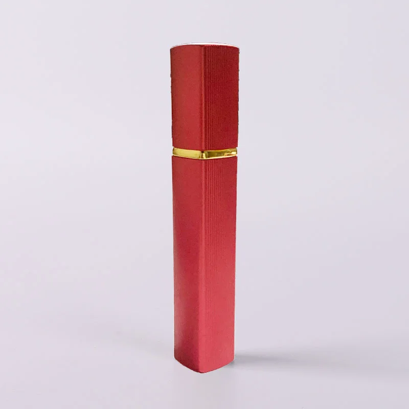 Perfume Bottle Refillable12ml Luxury Cosmetic Small Glass Lined Spray Bottle Take it with you Pink Blue Gold Silver Black Brown