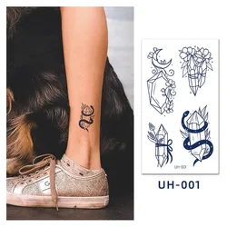UH 001-040 wholesale juice tattoo sticker vending custom body arm skin tattoo sticker sexy permanent tattoo sticker