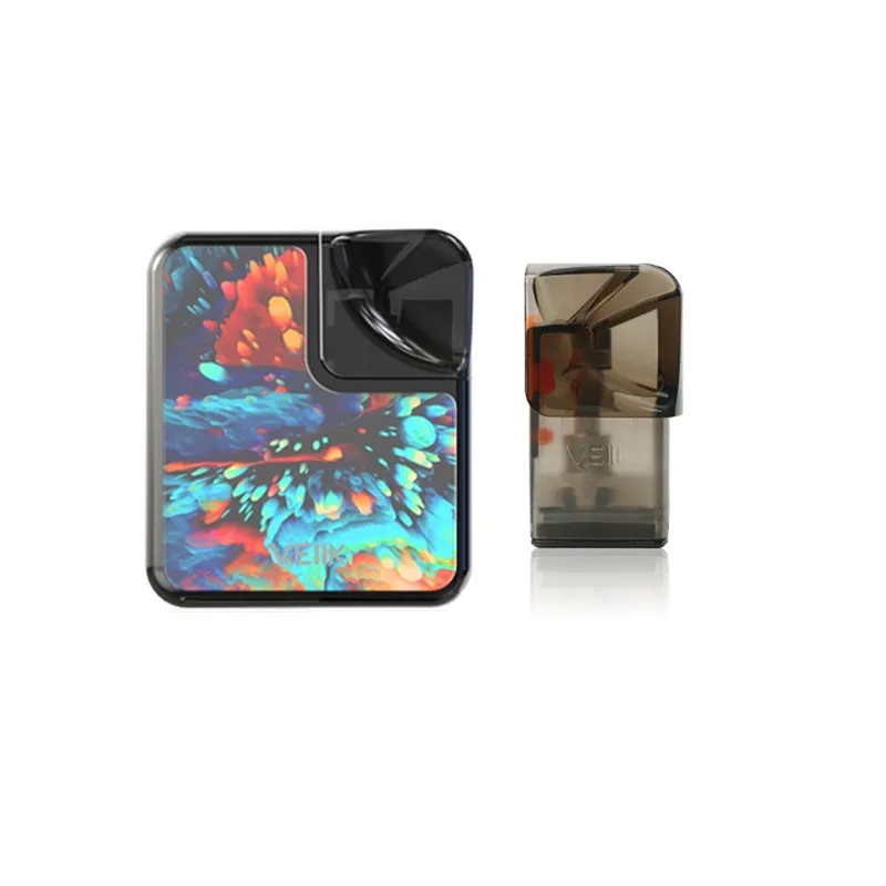 Новая популярная электронная сигарета VEIIK Cracker 500 мАч, керамическая катушка, многоразовый Набор для вейпа 2 мл