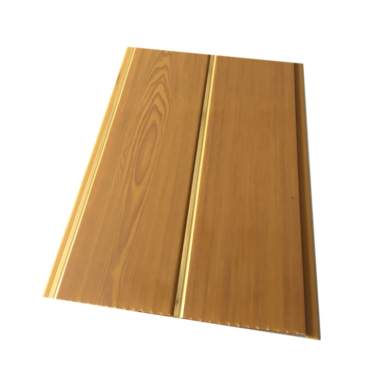 Bright White Pvc Ceilings Wood Grain Hot Stamping Pvc False Ceiling Tile Film Coated Laminate Pvc Plafond Ceiling Roof