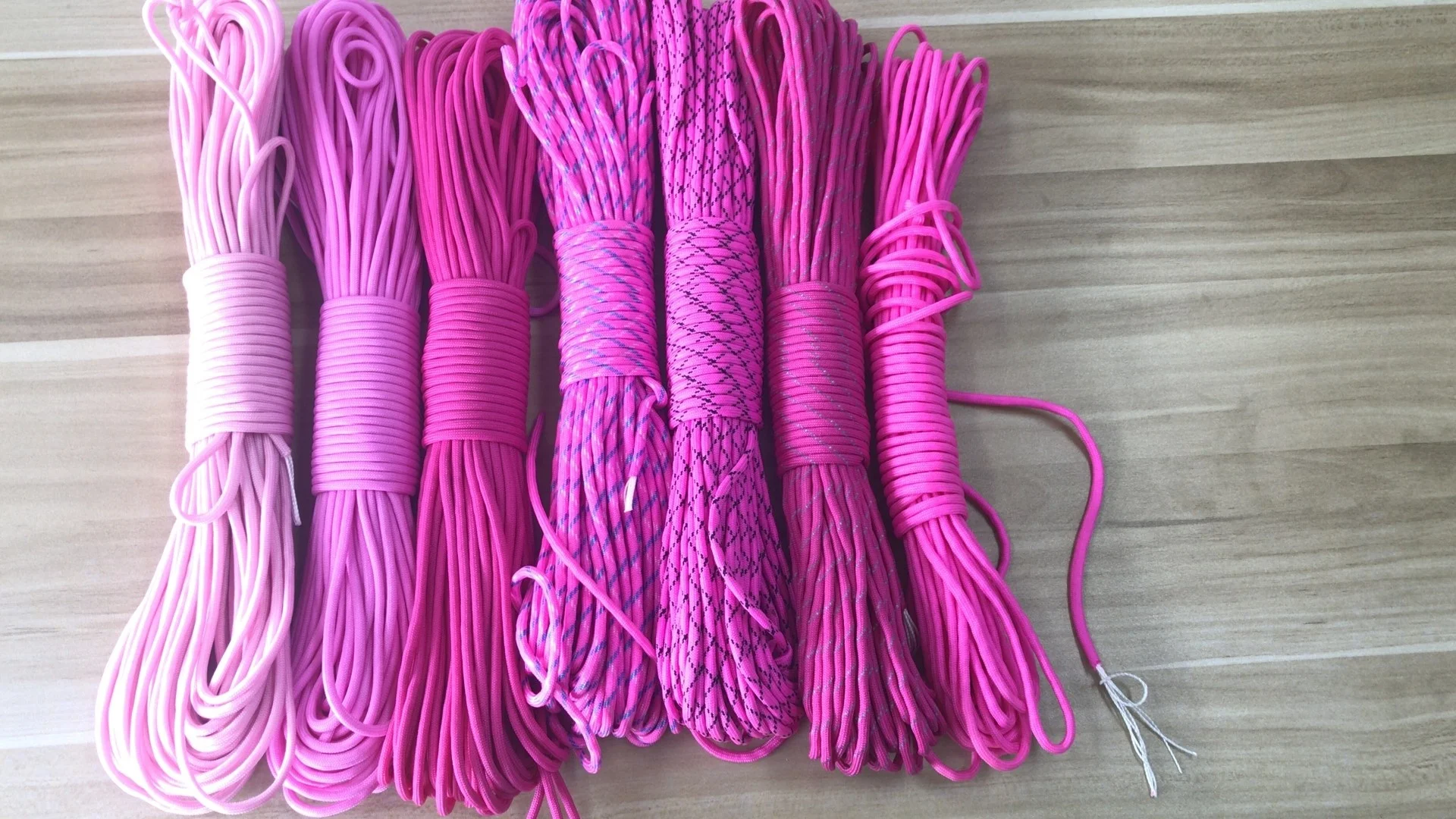 100ft Polyster Type III 4mm Paracord Rope 7 Strand Nylon Military Parachute Cord 550 Paracord rope