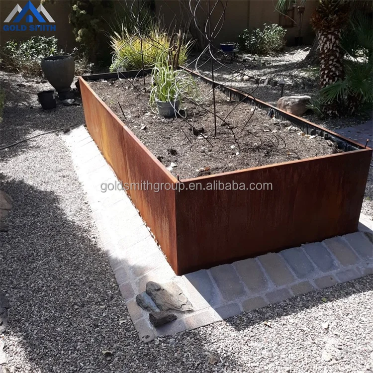 Steel Raised Garden Beds Outdoor for Gardening, Metal Raised Garden Boxes for Vegetables, Herb Garden Planter Flower Bed Kit