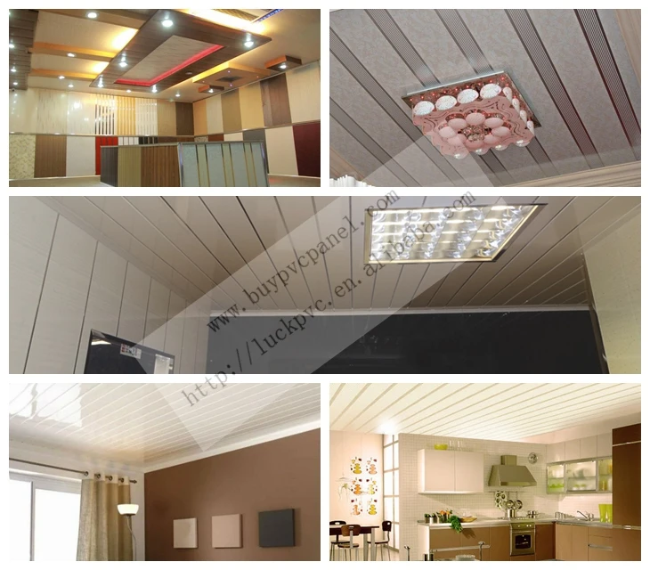 Cheap price plastic pvc garage ceiling bathroom false ceiling material