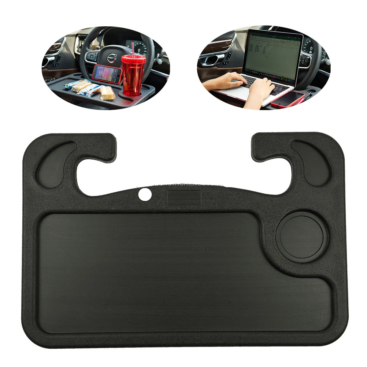 Universal Folding Laptop Work Desk Mount Car Portable Steering Wheel Multi Tray Tables