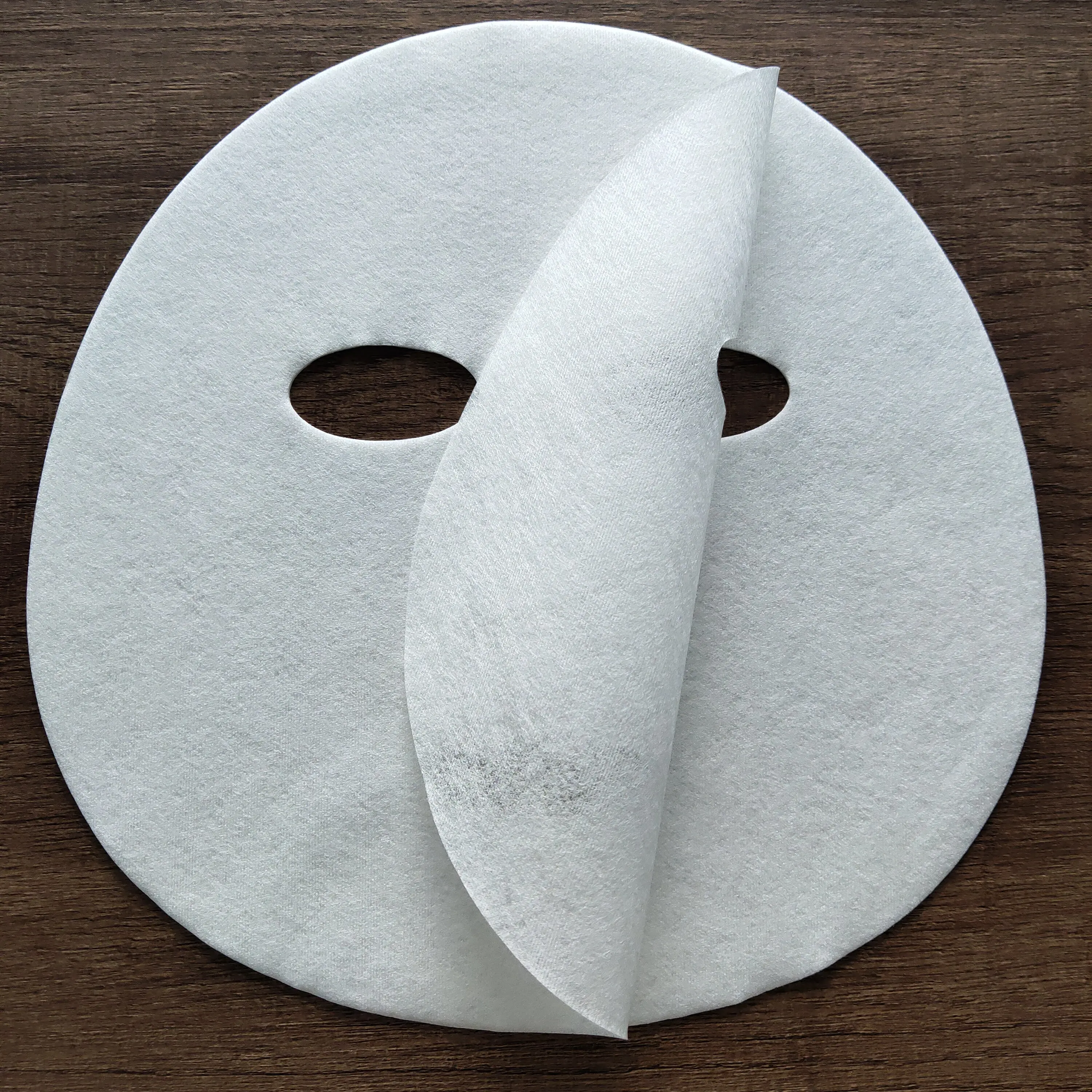 Fiber Facial Mask Sheet Raw Material Cloth Mask Form factory Custom OEM DIY Spunlace Non woven fabric paper Dry Face Mask Sheet