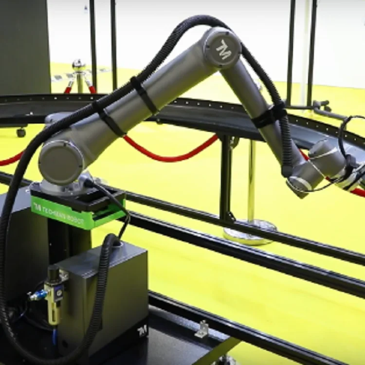 TM Cobot TM5-900 Cobot Robot Arm With TBI Welding Torch and OTC Welders And Rails System For Mig Mag Tig Welding Robot Solution
