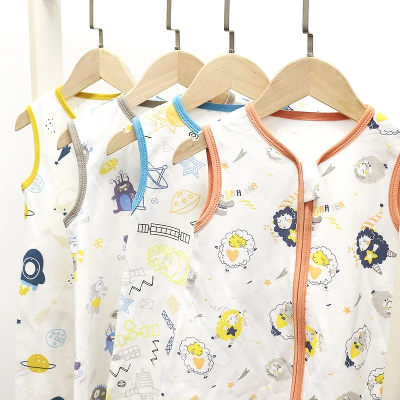 Wholesale Baby Sleep Sack 1.0 tog Baby Wearable Blankets 100 Cotton Baby Sleeping Bags for Newborn