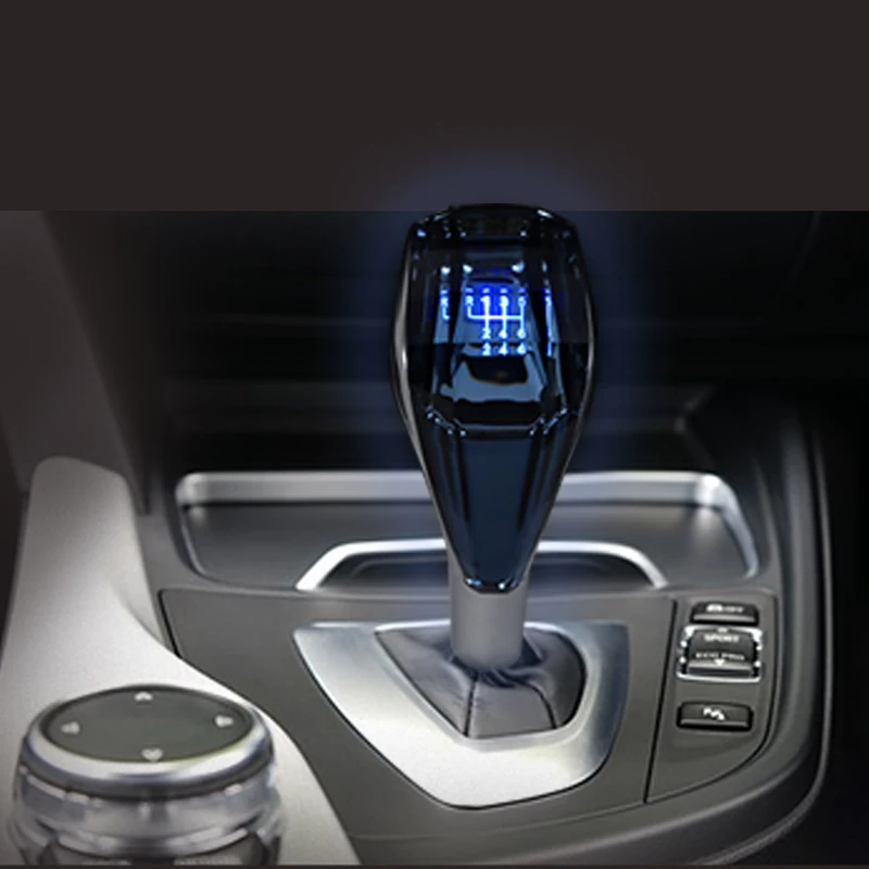 Crystal Shift knobs Touch Activated Ultra LED Light Illuminated Gear Knob Fits for Most Cars NO Button Operated Shifter