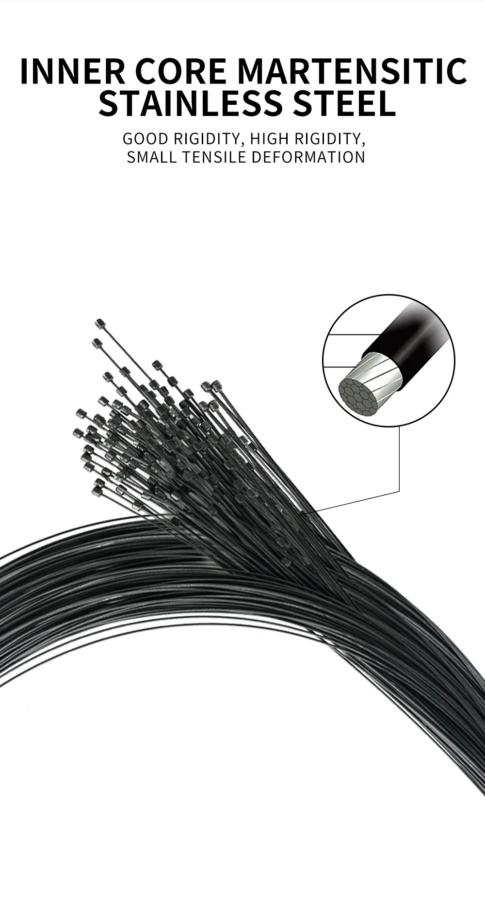 2023 Latest Mountain bike road bike Teflon line core front and rear brake line bike shift line