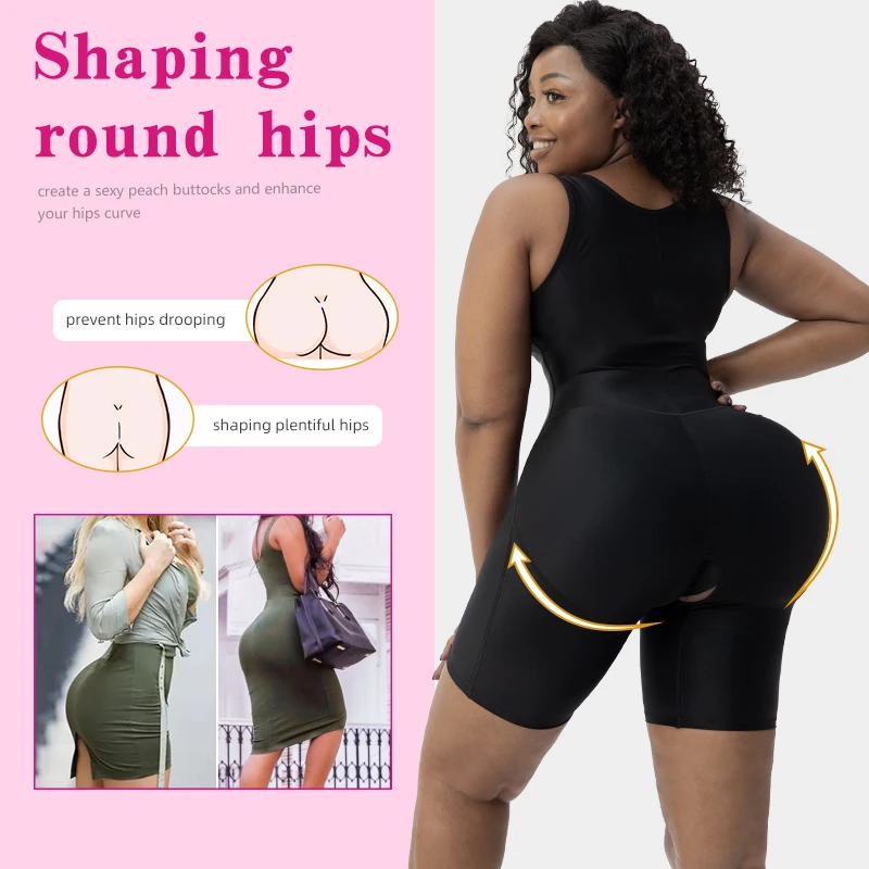 High Compression Garments 45% Spandex Post Op Bbl Shapewear Faja Colombiana Corset Butt Lifter Shaper Bodysuits