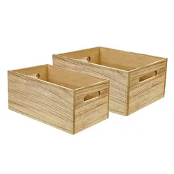 Cheap high quality Christmas Gift Hampers crates beautiful sturdy durable wood boxes