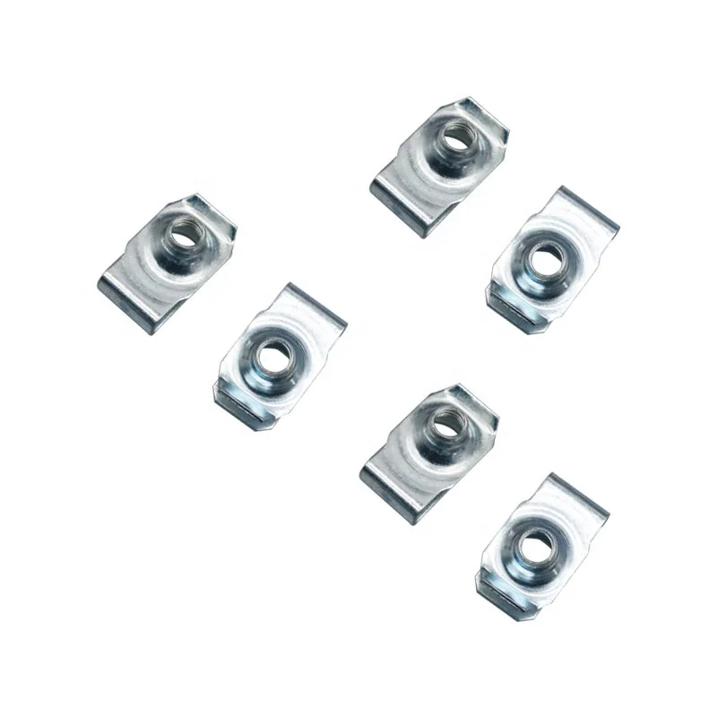 J153 M6 Metal Car Fastener Fixed Screw U Type Gasket Clip for Auto Accessories