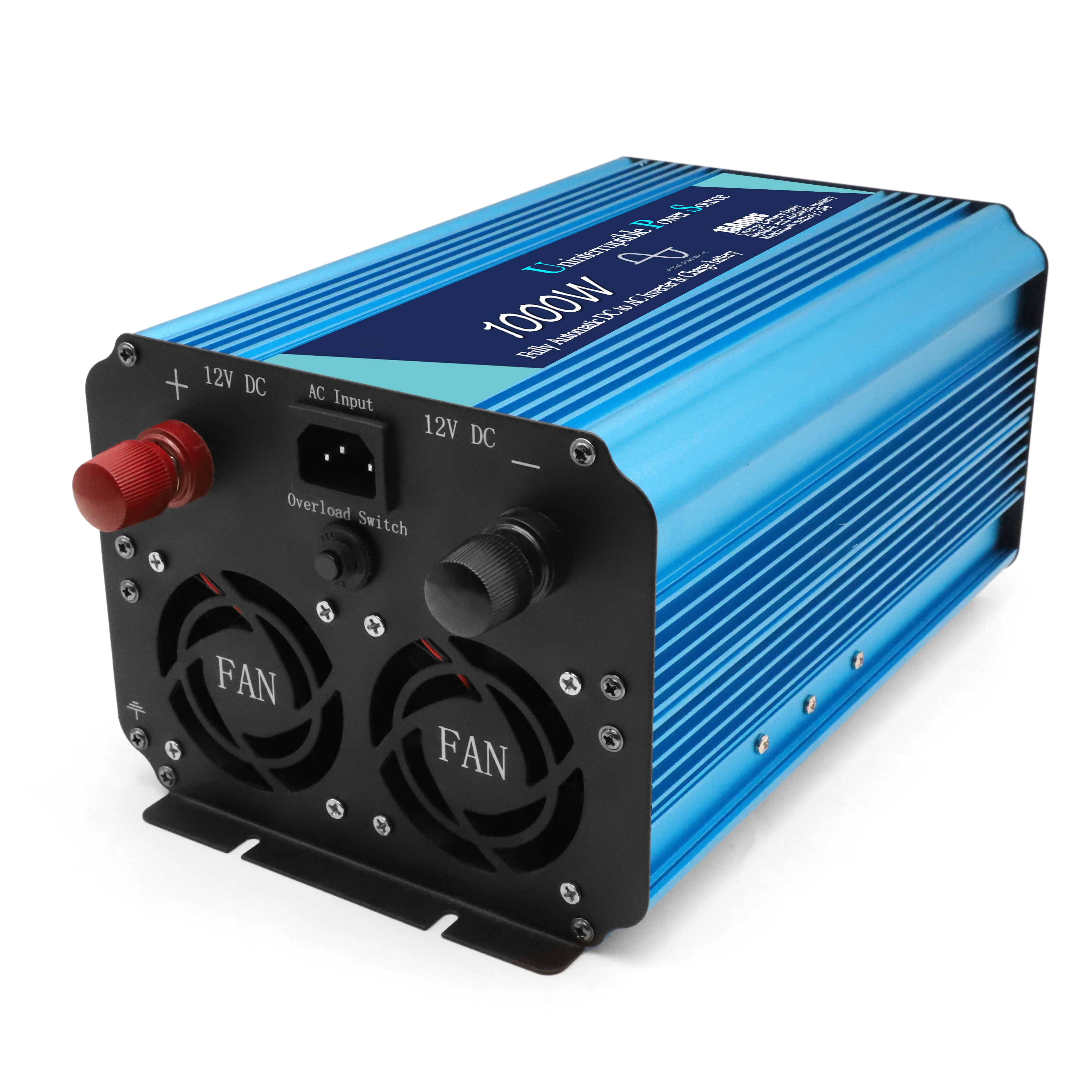 12V/24V DC to 110V/220V AC UPS 2000W Pure Sine Wave Inverter With Charger 2000W inverter power