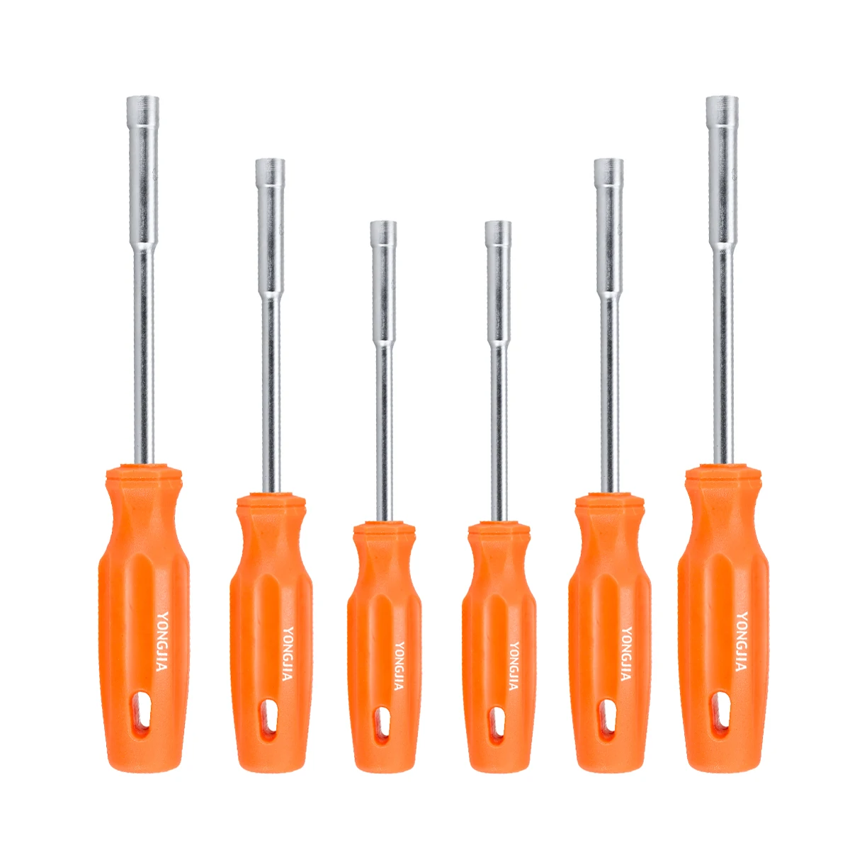 Hollow shaft nut socket plastic PP handle Hexagonal Nut driver screwdriver tools for hex head Screwdriver