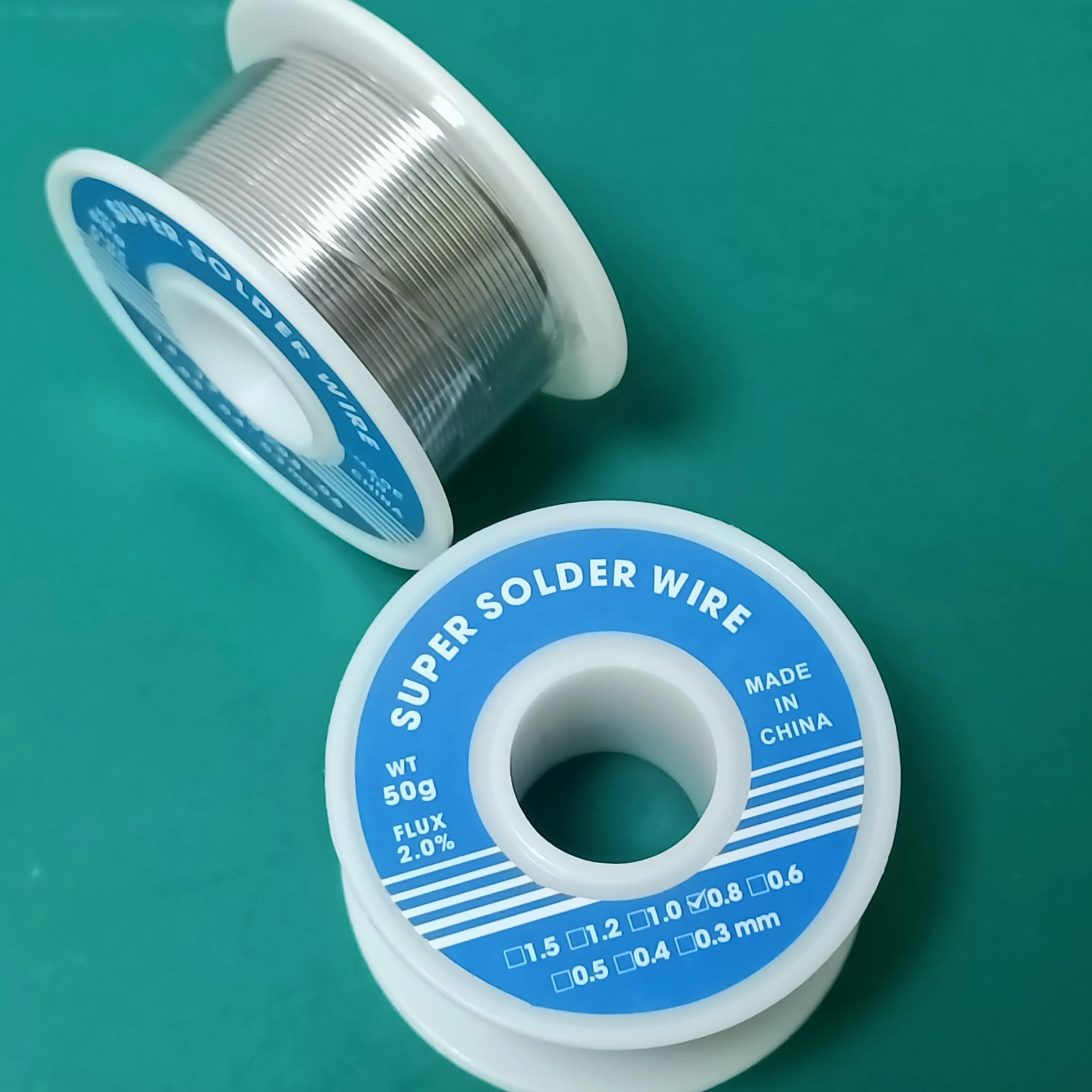 XYB 60/40 Solder Core Wire 0.8mm Waterproof Tin Wire Solder Very little residue solder wire