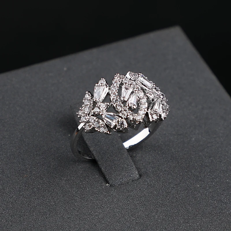 AAA Cubic Zirconia Luxury Necklace Set Jewelry Dubai Nigeria Fashion Saudi Arabia Wedding accessories Bridal Jewelry Set