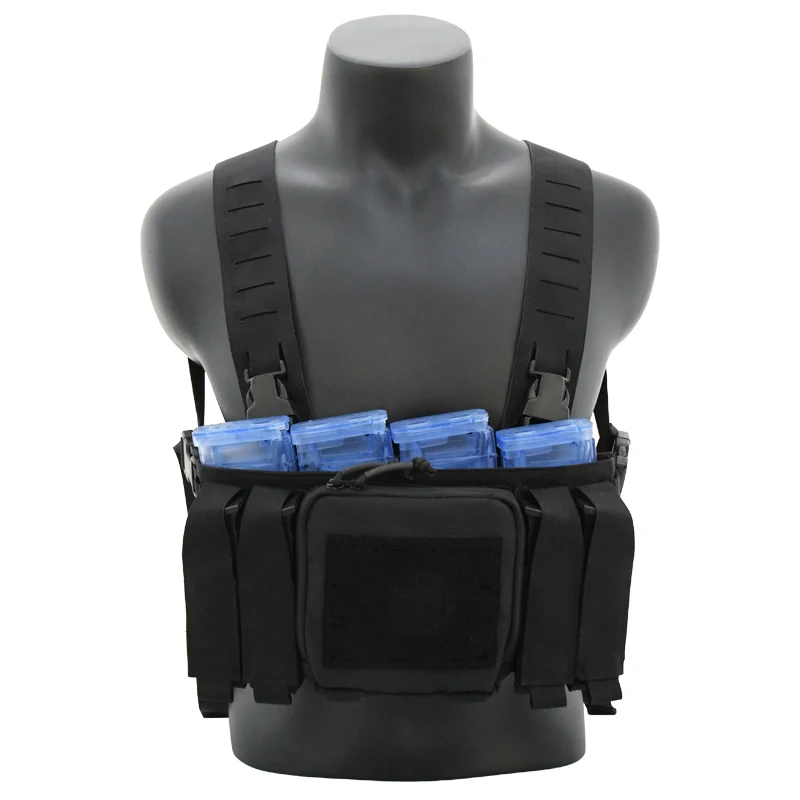 GAF Custom 1000D Nylon Tactical Equipment Chest Rig Vest Security Camouflage Combat Vest with Bag