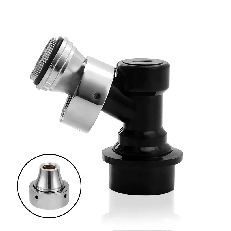 Tap Quick Disconnect Beer Faucet Chromed Body Adapter Connect with Ball Lock for Homebrew Keg