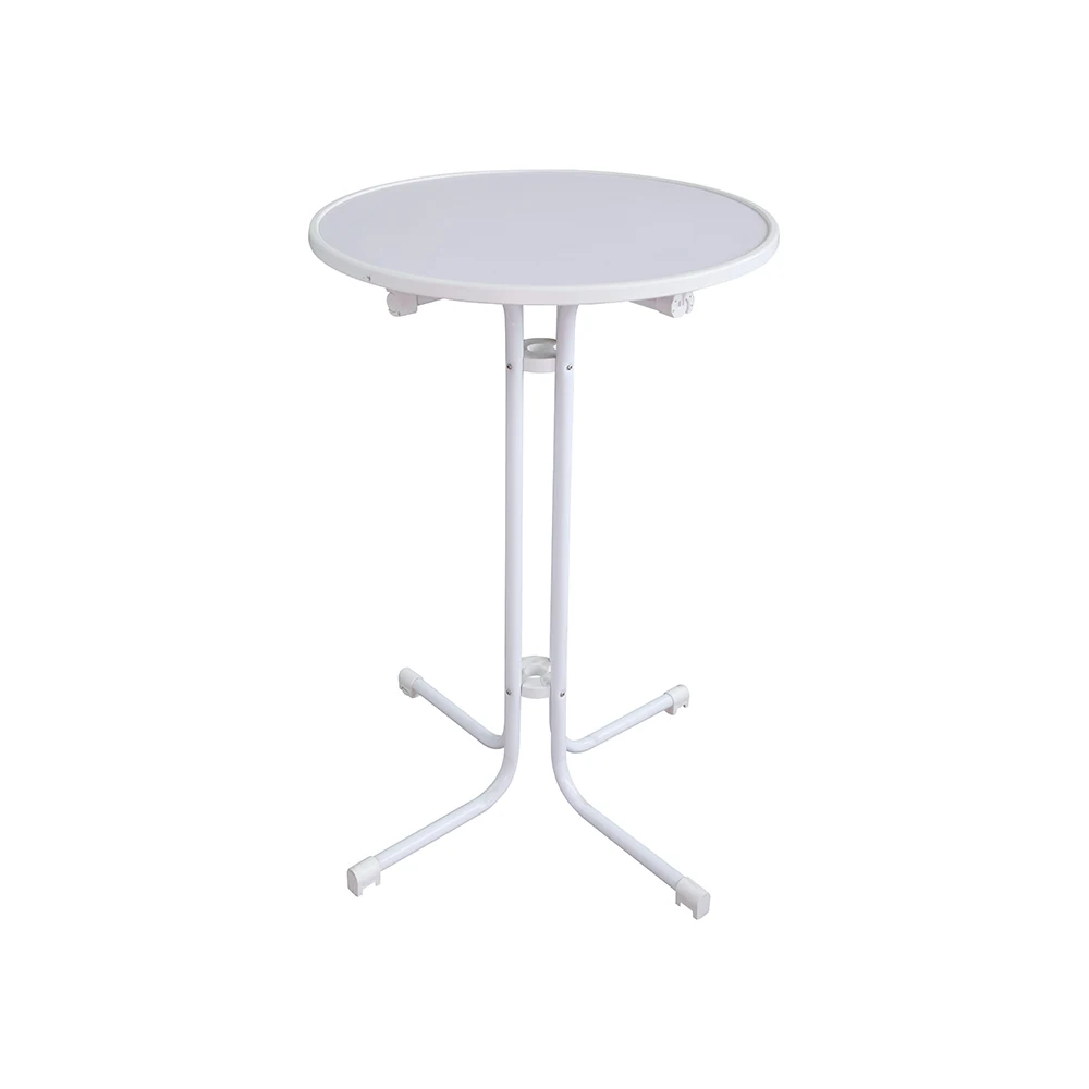 Modern Hot Sale Convenient To Carry Waterproof Round Folding Outdoor Wedding Event Coffee Plastic Folding Table And Chair