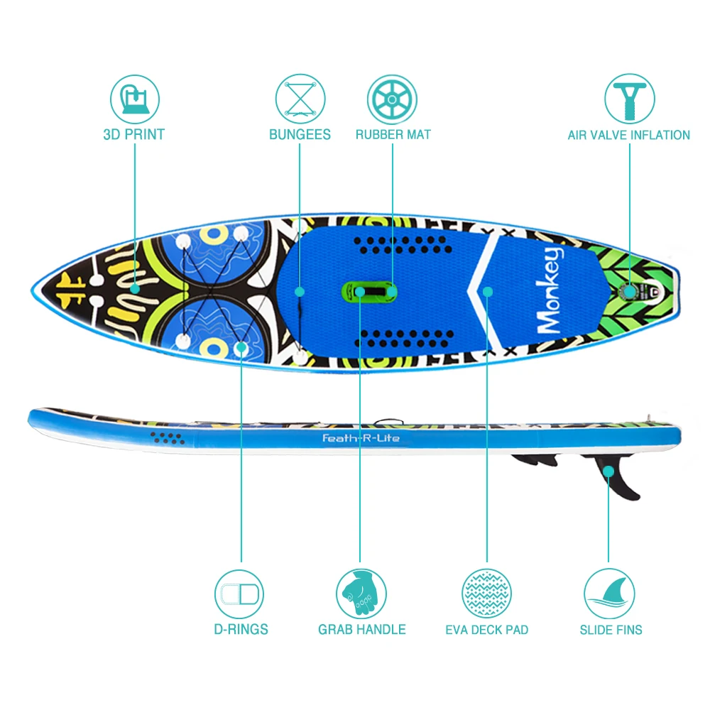  FUNWATER дропшиппинг подгоняйте САП доска доску для серфинга весло стоячая океанских