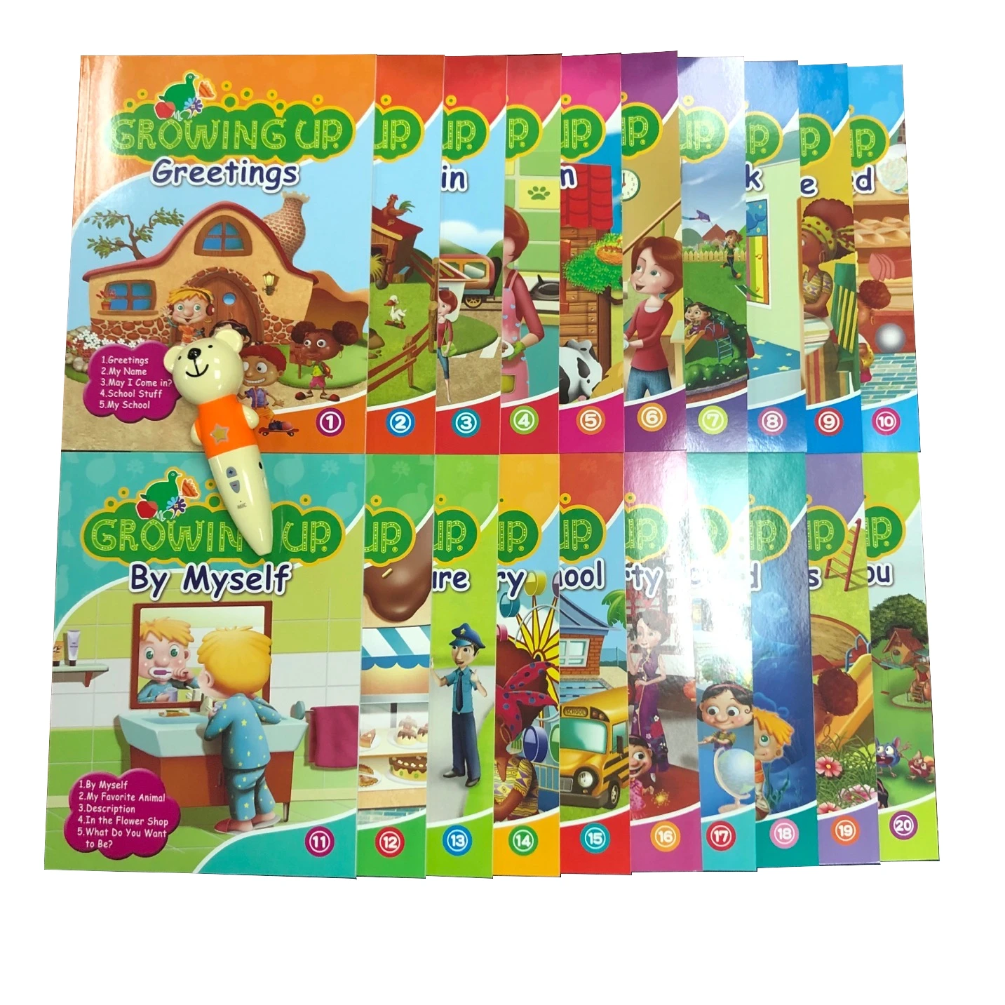 Upgraded version of Children English I like talking English series including English speaking books and pen