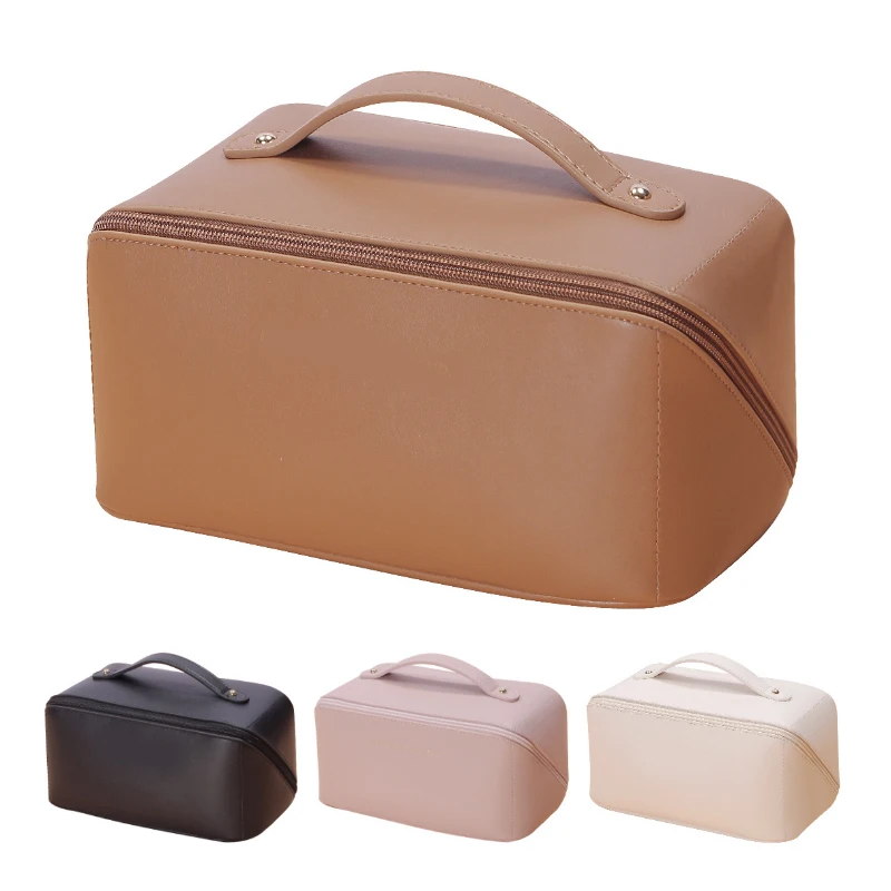 2024 Custom Vegan Leather Ladies Storage Bags For Women Cosmetic Cases waterproof bag