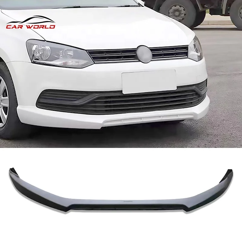 Car World Style Car Face kit For 2014 2016 Polo Front Lip Rear Lip Side Skirts Car Body kit For 2015 POLO Plastic Material