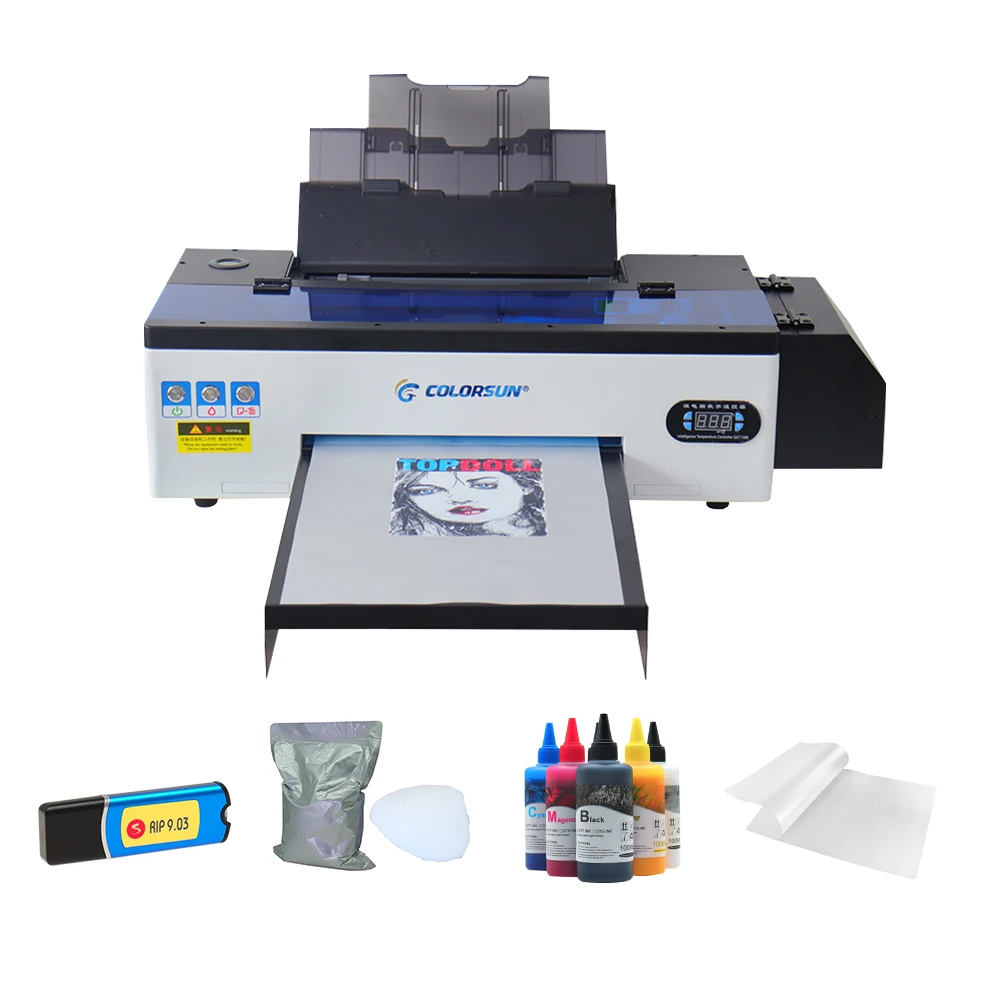 Jetvinner A3 DTF printer white ink mixing system for printing Tshirt hoodie printing machine