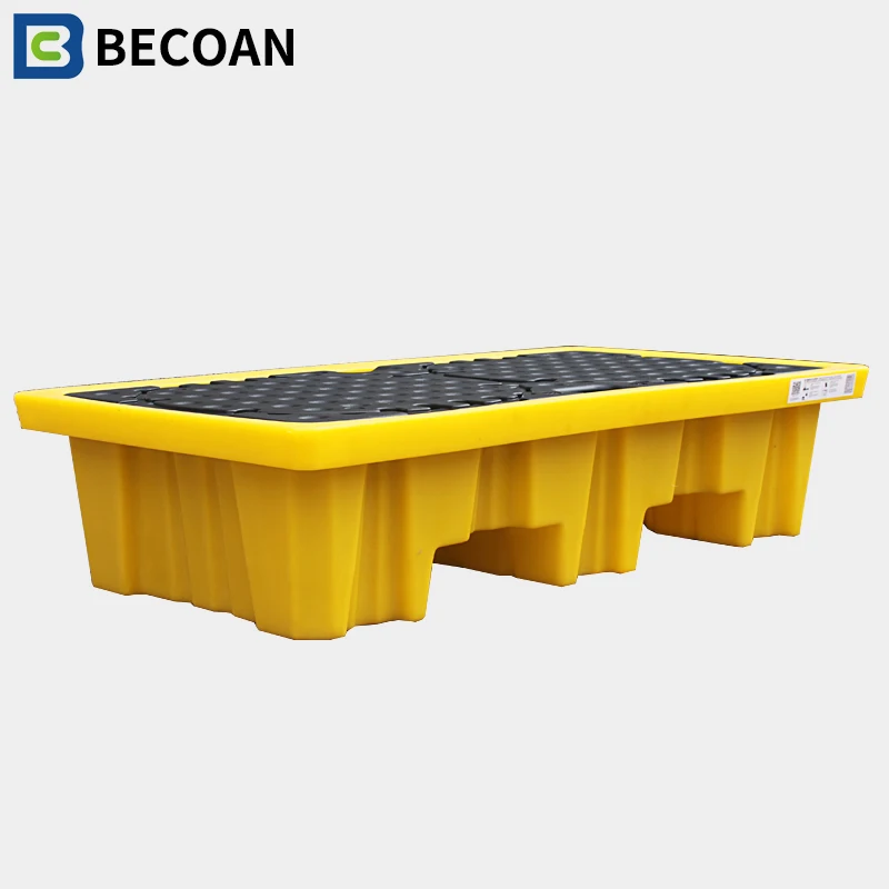 For Oil Control 1300*690*300 Ibc Pallet Spill Containment Pallet 2 Drum Spill Pallet Drum Container+