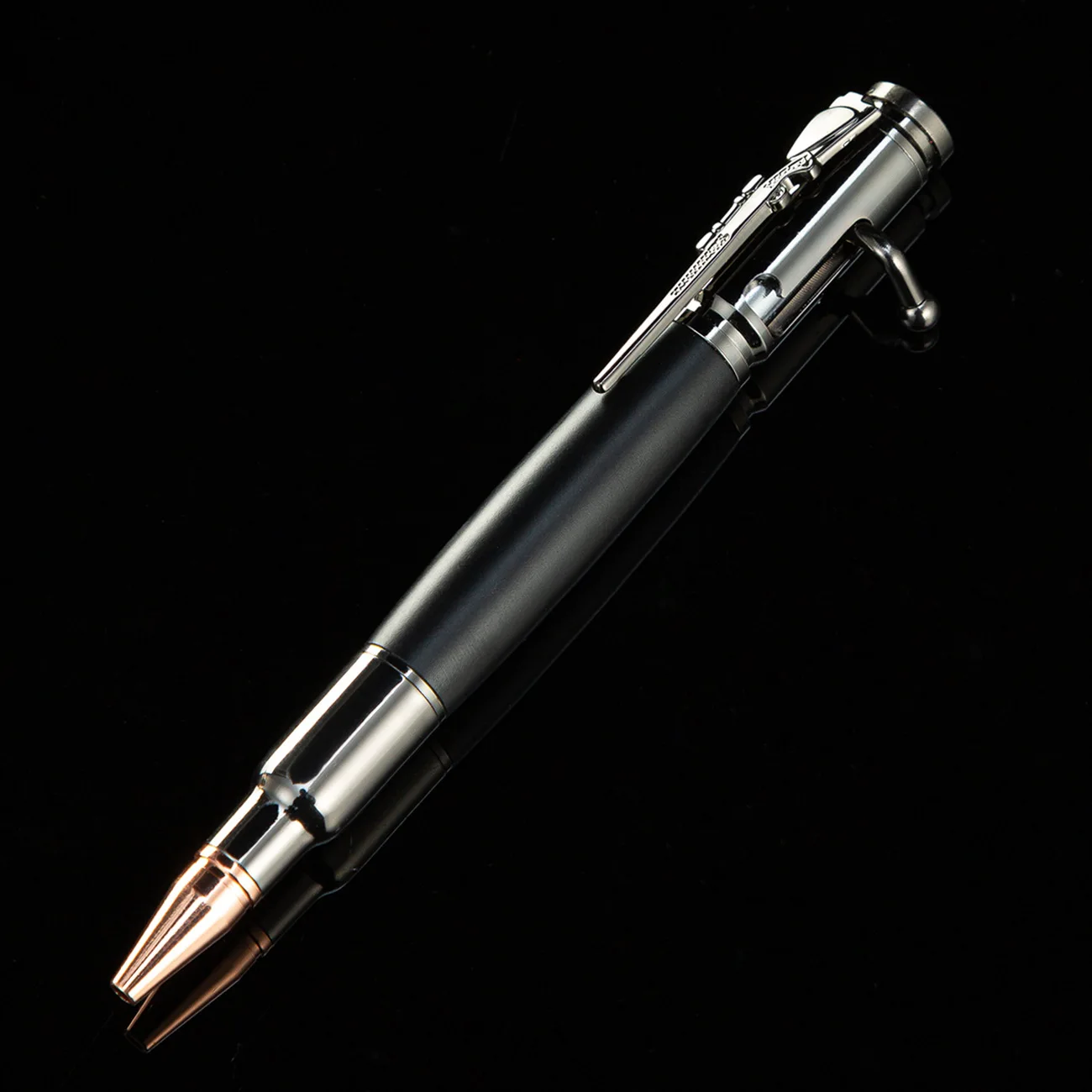 MP-109 Custom logo Gun bolt pen spot wholesale creative metal  pen press machine gun pen printable logo multi-funct
