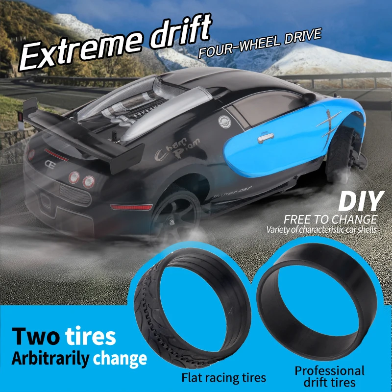 KSF New Arrival 4WD RC Drift Car 1:10 High Speed Gesture Control Racing Car With Light
