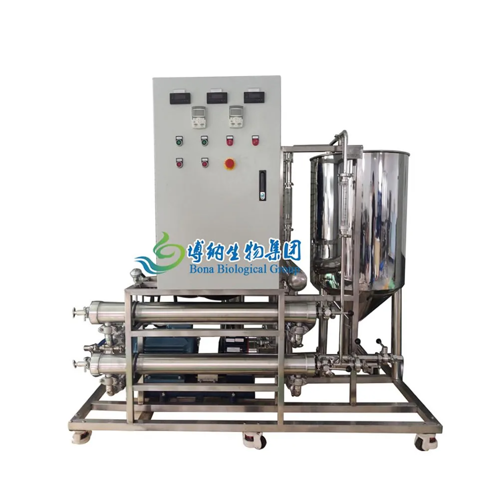 Microfiltration membranes to remove fat and large suspended solids of gelatin extract feed stream