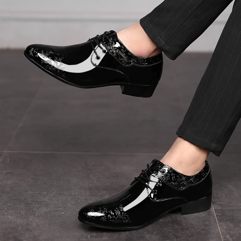 Factory Direct Sales Handmade Office Dress Shoes Soft Genuine Leather Shoes for Men