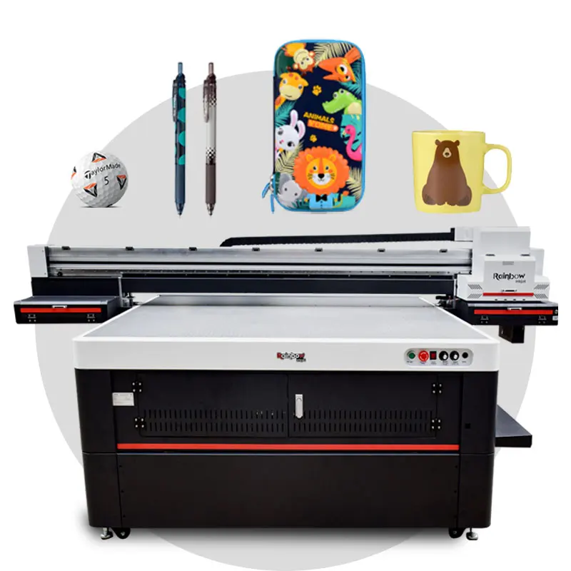 1016 printable large format uv printing machine for phone case acrylic plastic wood flatbed printer