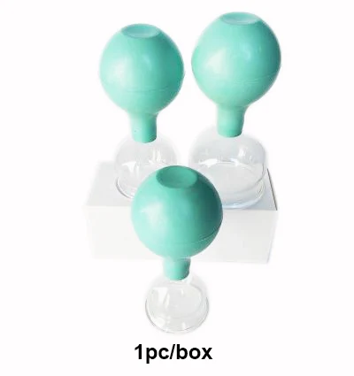 5 Sizes Health Massage Vacuum Cupping Cups Rubber Head Anti Cellulite Massage Chinese Therapy Face Cupping Cans Body Massager