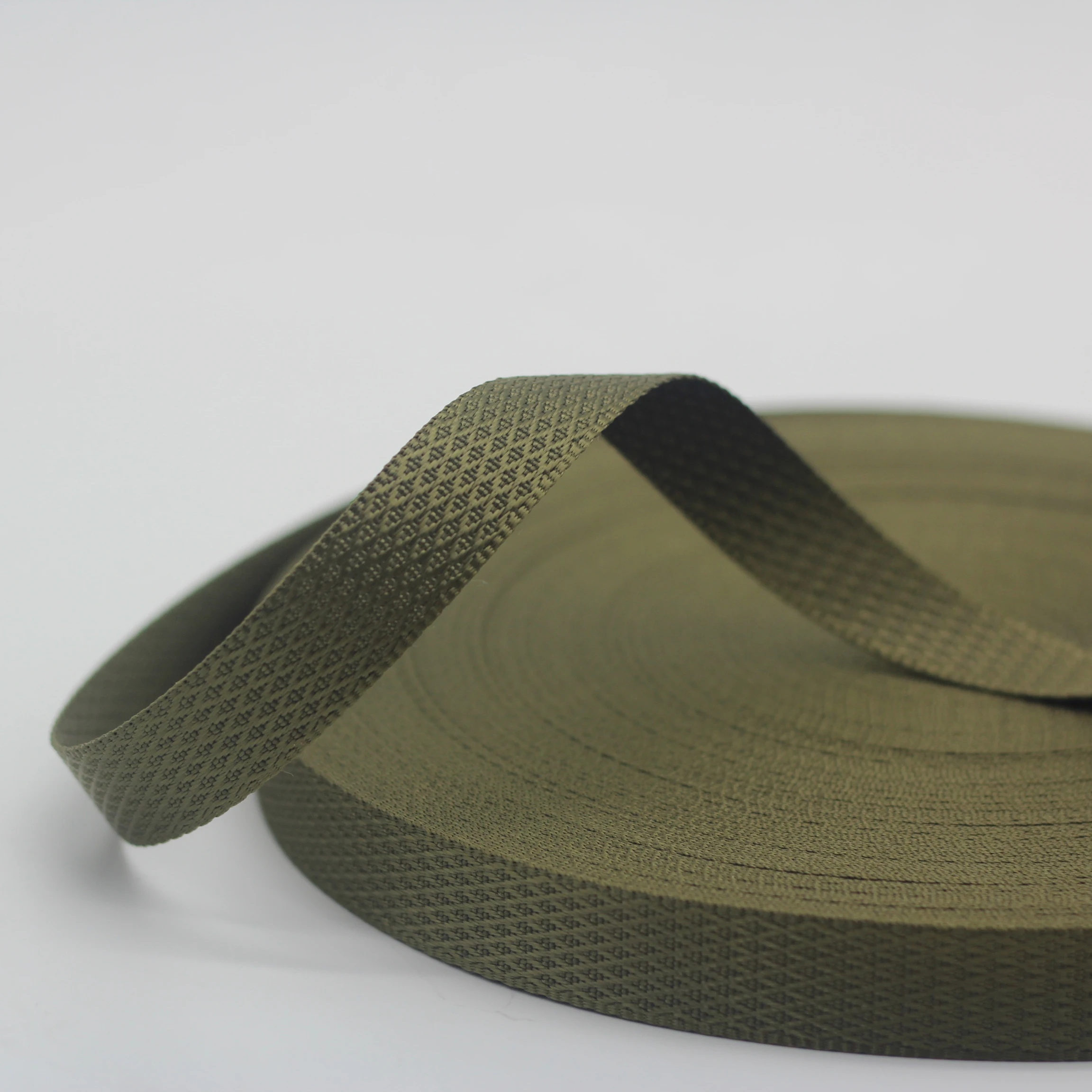 Cheap Wholesale 20MM Woven Polyester Ribbon Jacquard imitation nylon Webbing For Luggage strap