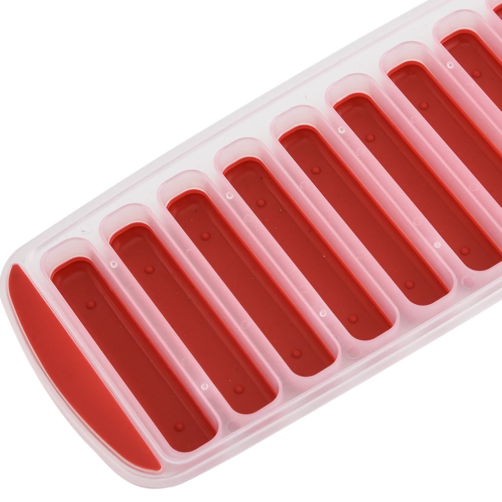 Easy Push and Pop Out Silicone Ice Stick Cube Trays Water Bottle Ice Stick Tray