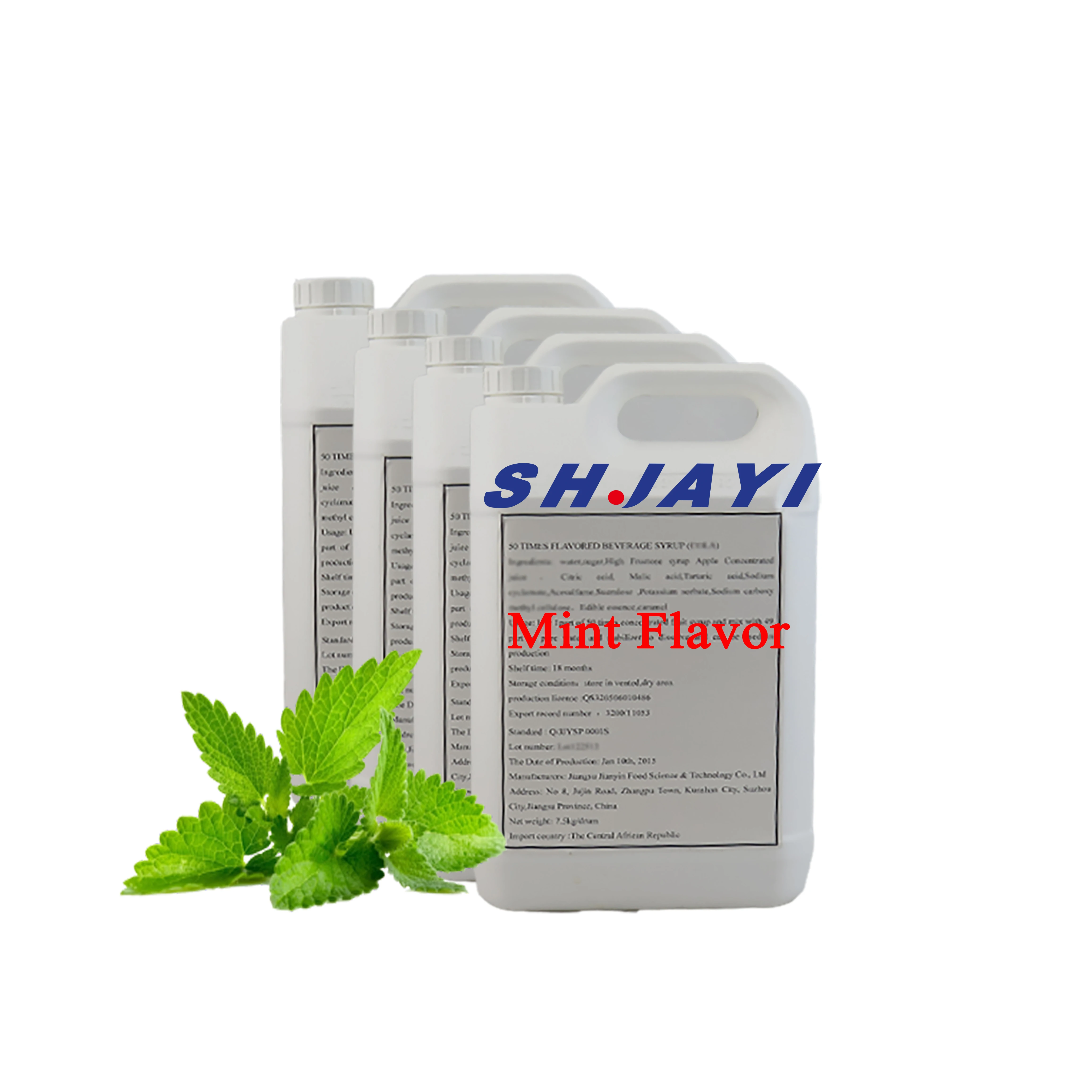 2025 Новый 50-кратный классический экзотический ароматизированный газированный безалкогольный напиток SHJAYI CSD сироп мятный вкус сверкающий свежий