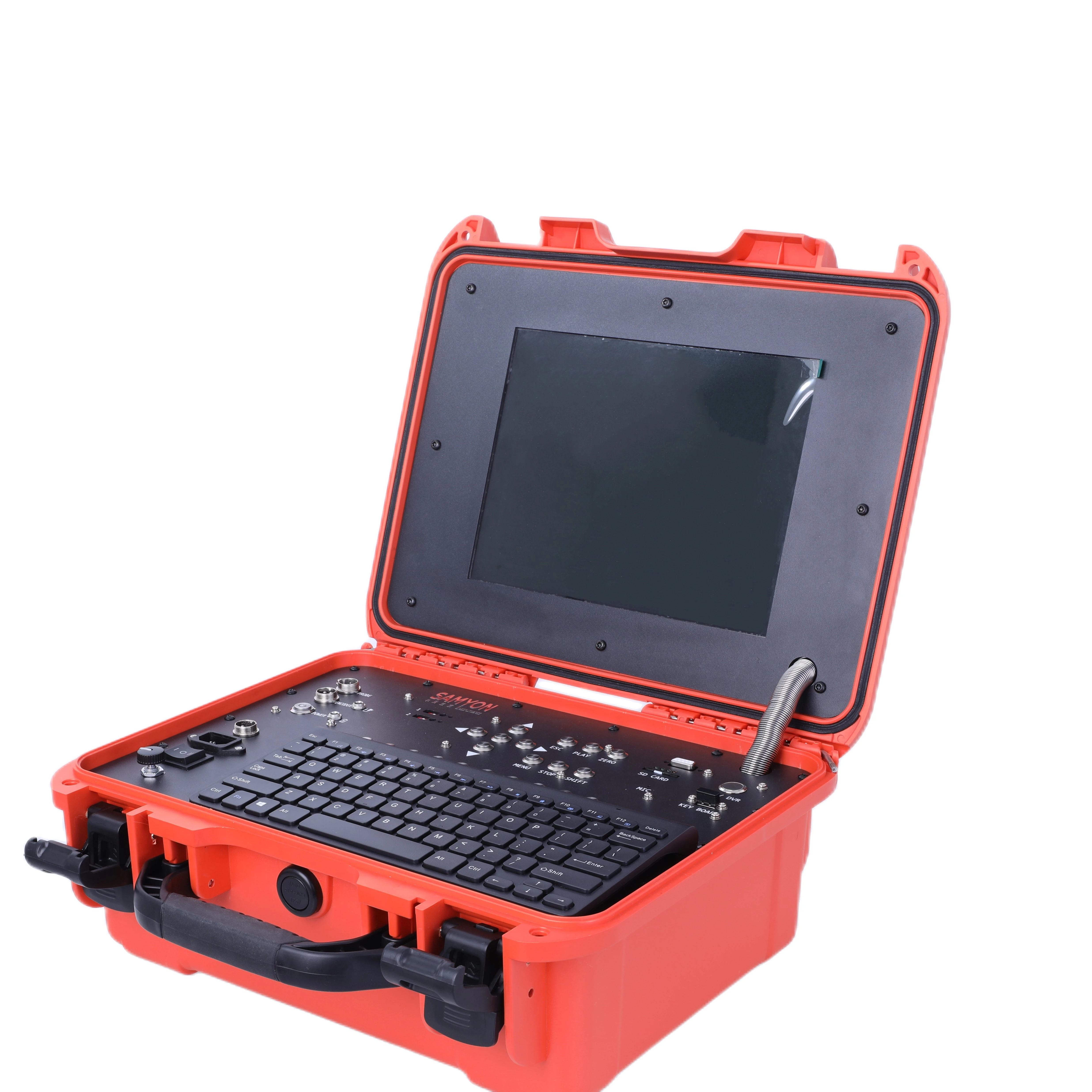 New design SAMYON testing equipment deep underwater wells inspection OEM high-quality borehole camera plastic red controller box
