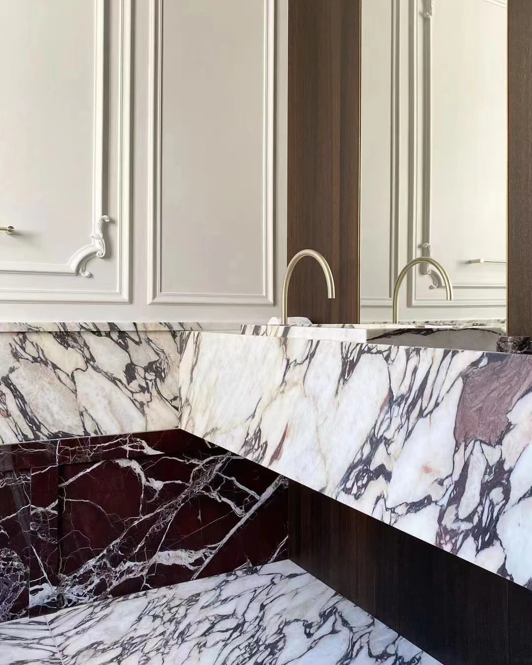 AST OEM/ODM Calacatta/Calcutta Brecchia Viola Violetta Breccia Capraia Slab Afyon Arabescato Purple Vein Marble Tiles Slabs