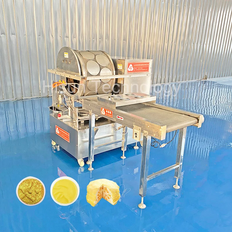 Commercial high capacity electric crepe maker making machine crepe machine with CE certificate