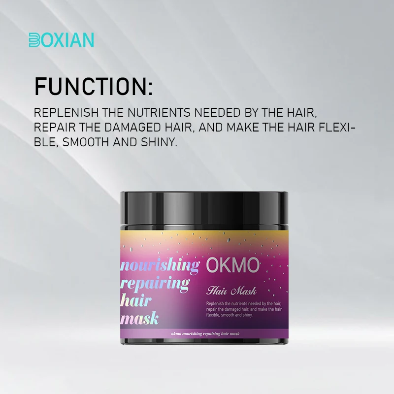 OKMO Coconut oil Moisturize Repair Hair mask for Damaged Hair Protein Ginger Strong Formula Renew Silky Shiny Healthy Hair mask