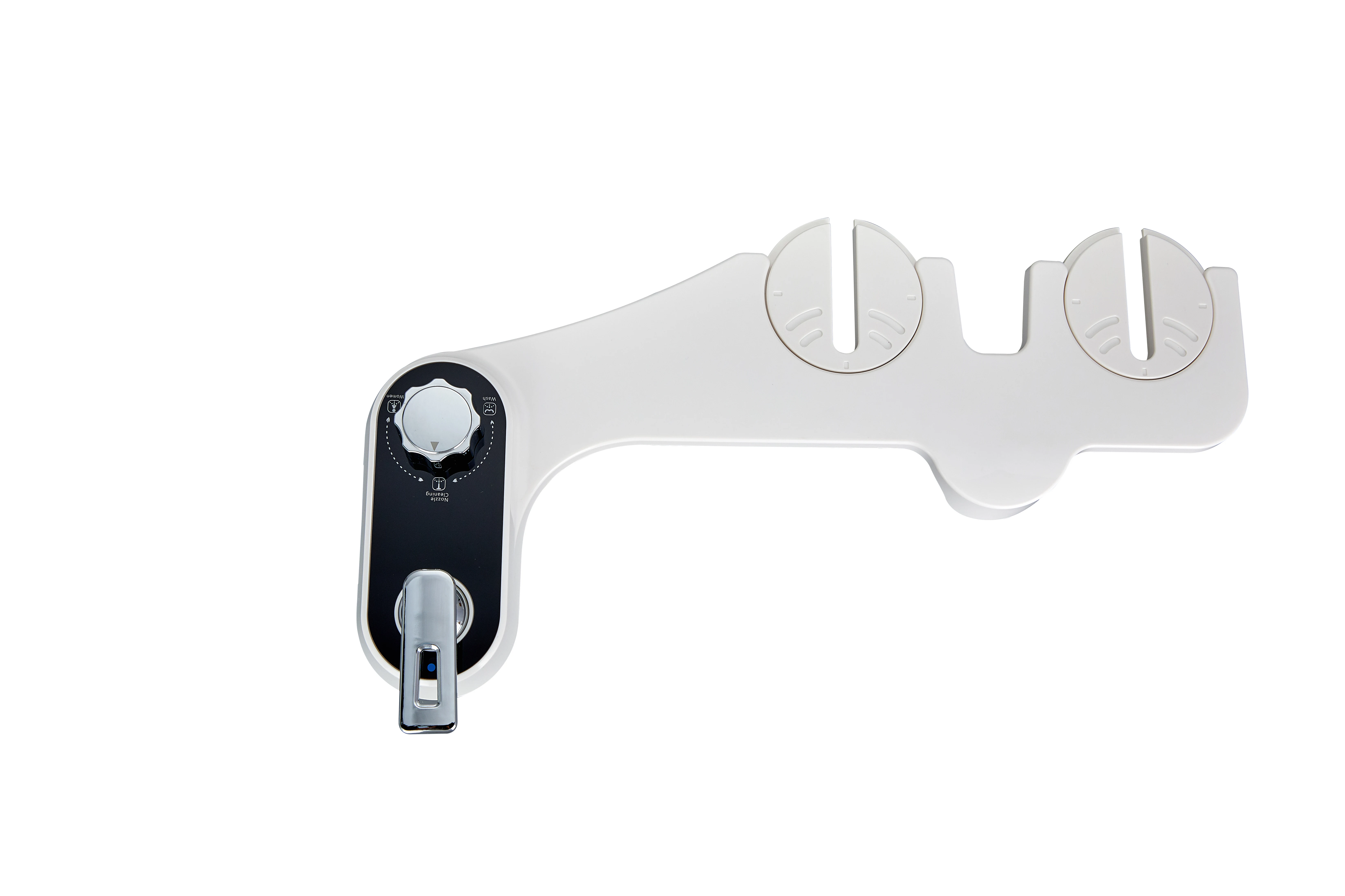 Cold water double sprayer nozzles women and rear wash selfcleanig  toilet bidet attachment