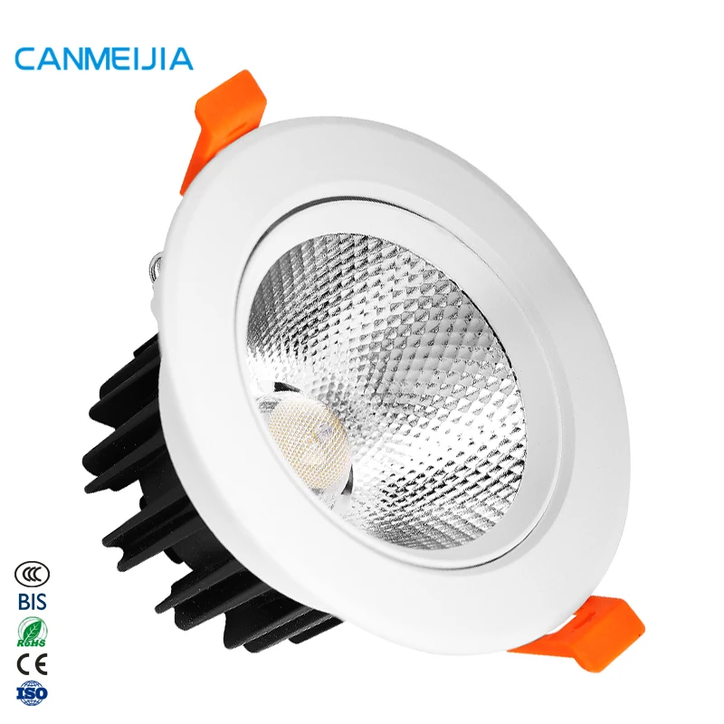 5 Вт 10 15 Luces Focos круглый Диммируемый Точечный светильник светодио дный Cob s НАРУЖНЫЕ фонари алюминиевый корпус