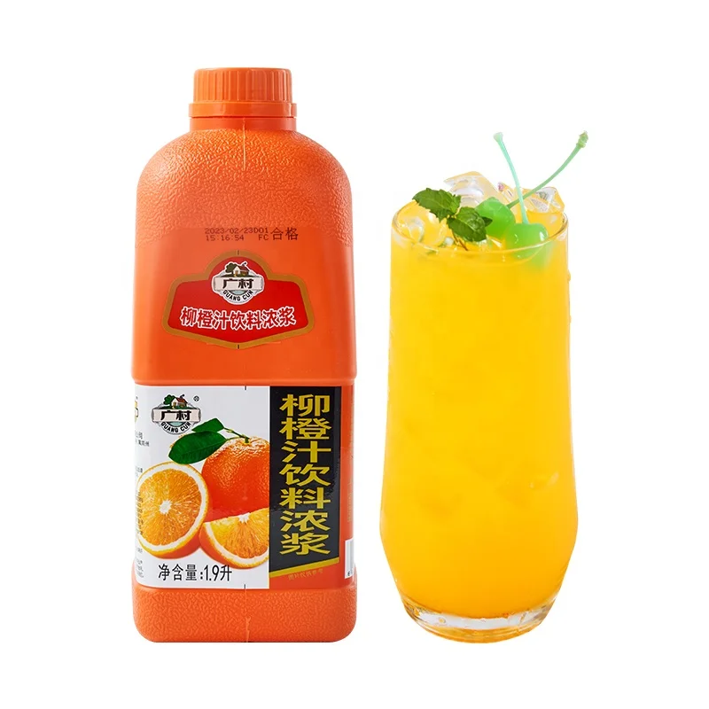 1.9L Guangcun оптовая продажа Концентрированный Фруктовый сок для Пузырькового