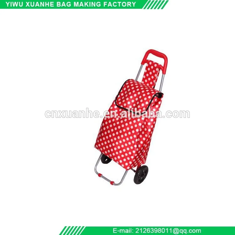 Convenient Portable Shopping Foldable Trolley Bag supermarket Grocery Trolley Bag stock