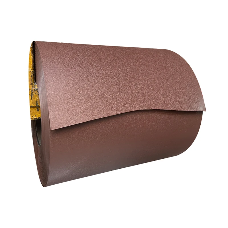 ODM/OEM Matt wrinkle ppgi coil prepainted galvanized steel coil RAL3005 Matt steel sheet