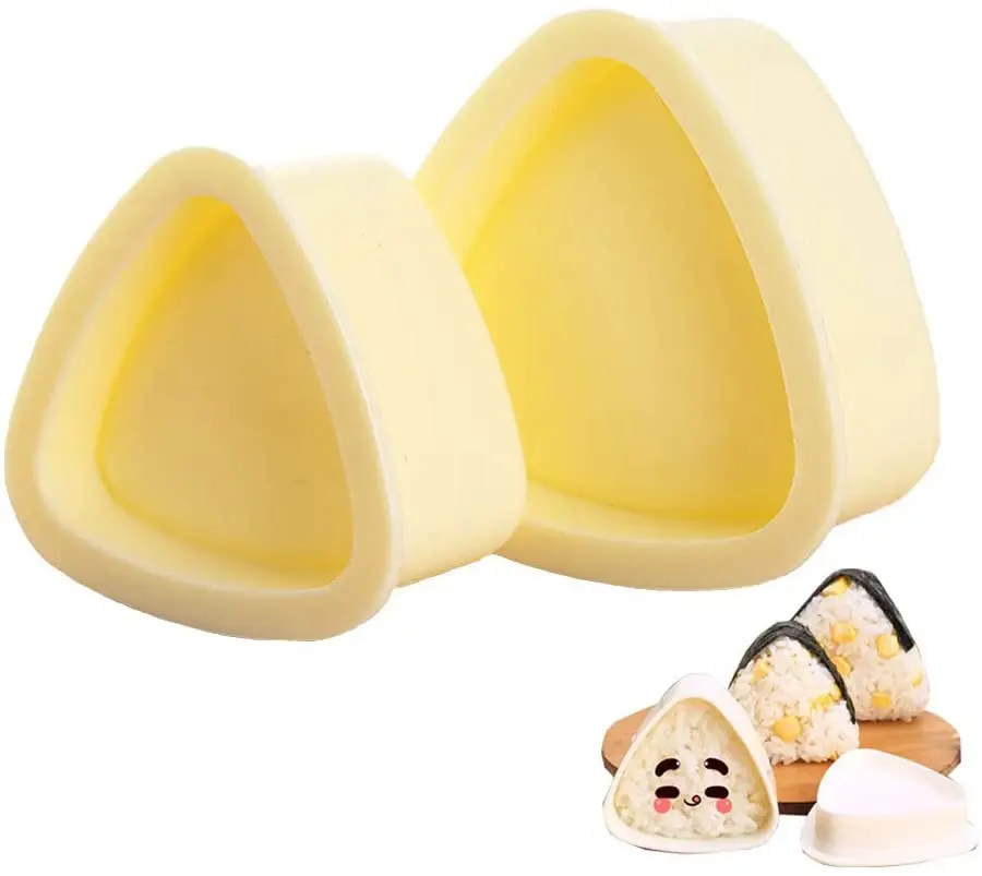 2 Pieces Onigiri Mold Triangle Triangle Sushi Mold Sushi Maker Kit for Children Plastic Convenient