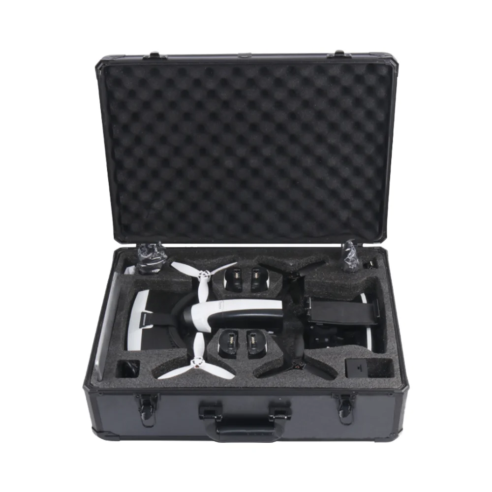 Hard Shell Aluminum Briefcase Custom EVA foam DJI Phantom Drone Aluminum Storage case